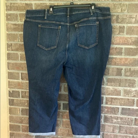 Torrid Dark Blue Ankle Jeans - Picture 3 of 3